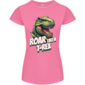 Roar Like a T-Rex Dinosaur Womens Petite Cut T-Shirt Azalea