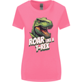 Roar Like a T-Rex Dinosaur Womens Wider Cut T-Shirt Azalea