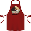 Rock Climbing Gravity Doesnt Exist Climber Cotton Apron 100% Organic Maroon