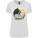 Rock Climbing Gravity Doesnt Exist Climber Womens Wider Cut T-Shirt White