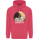 Rock Climbing Gravity Doesnt Exist Funny Climber Childrens Kids Hoodie Heliconia