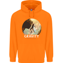 Rock Climbing Gravity Doesnt Exist Funny Climber Childrens Kids Hoodie Orange