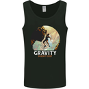 Rock Climbing Gravity Doesnt Exist Funny Climber Mens Vest Tank Top Black