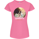 Rock Climbing Gravity Doesnt Exist Funny Climber Womens Petite Cut T-Shirt Azalea