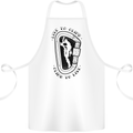Rock Climbing Live to Climb  Climber Cotton Apron 100% Organic White