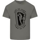 Rock Climbing Live to Climb  Climber Kids T-Shirt Childrens Charcoal