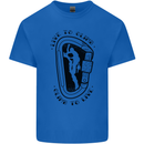 Rock Climbing Live to Climb  Climber Kids T-Shirt Childrens Royal Blue
