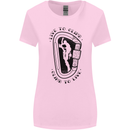 Rock Climbing Live to Climb  Climber Womens Wider Cut T-Shirt Light Pink