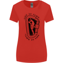 Rock Climbing Live to Climb  Climber Womens Wider Cut T-Shirt Red