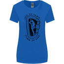 Rock Climbing Live to Climb  Climber Womens Wider Cut T-Shirt Royal Blue