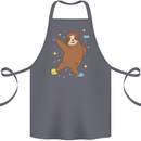 Rock Climbing Sloth Climber Cotton Apron 100% Organic Steel