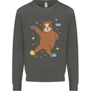 Rock Climbing Sloth Climber Kids Sweatshirt Jumper Storm Grey