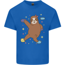 Rock Climbing Sloth Climber Kids T-Shirt Childrens Royal Blue
