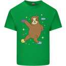 Rock Climbing Sloth Climber Mens Cotton T-Shirt Tee Top Irish Green