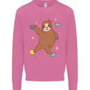 Rock Climbing Sloth Climber Mens Sweatshirt Jumper Azalea