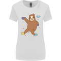 Rock Climbing Sloth Climber Womens Wider Cut T-Shirt White