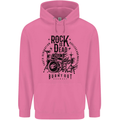 Rock is Dead Drum Kit Drummer Drumming Childrens Kids Hoodie Azalea