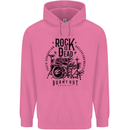 Rock is Dead Drum Kit Drummer Drumming Childrens Kids Hoodie Azalea