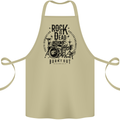 Rock is Dead Drum Kit Drummer Drumming Cotton Apron 100% Organic Khaki