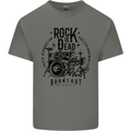 Rock is Dead Drum Kit Drummer Drumming Kids T-Shirt Childrens Charcoal