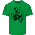 Rock is Dead Drum Kit Drummer Drumming Kids T-Shirt Childrens Irish Green