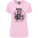 Rock is Dead Drum Kit Drummer Drumming Womens Wider Cut T-Shirt Light Pink