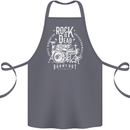 Rock is Dead Music Drummer Drumming Cotton Apron 100% Organic Steel