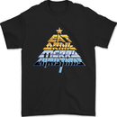 Rock n Roll Christmas Heavy Metal Music Xmas Mens T-Shirt 100% Cotton Black