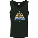 Rock n Roll Christmas Heavy Metal Music Xmas Mens Vest Tank Top Black