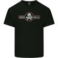 Rock n Roll Music Skull Mens Cotton T-Shirt Tee Top Black