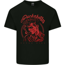 Rockabilly Never Dies Rock n Roll Music Kids T-Shirt Childrens Black