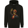 Rockabilly Peace Skull Zombie Childrens Kids Hoodie Black