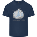 Rocks Aren't Real Funny Conspiracy Theory Kids T-Shirt Childrens Navy Blue