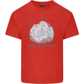 Rocks Aren't Real Funny Conspiracy Theory Kids T-Shirt Childrens Red