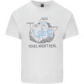 Rocks Aren't Real Funny Conspiracy Theory Kids T-Shirt Childrens White