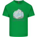 Rocks Aren't Real Funny Conspiracy Theory Mens Cotton T-Shirt Tee Top Irish Green