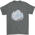 Rocks Aren't Real Funny Conspiracy Theory Mens T-Shirt 100% Cotton Charcoal