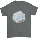 Rocks Aren't Real Funny Conspiracy Theory Mens T-Shirt 100% Cotton Charcoal