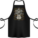 Rockstar Rock n Roll Guitar Skull Music Cotton Apron 100% Organic Black
