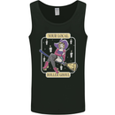Roller Ghoul Funny Halloween Roller Skating Mens Vest Tank Top Black