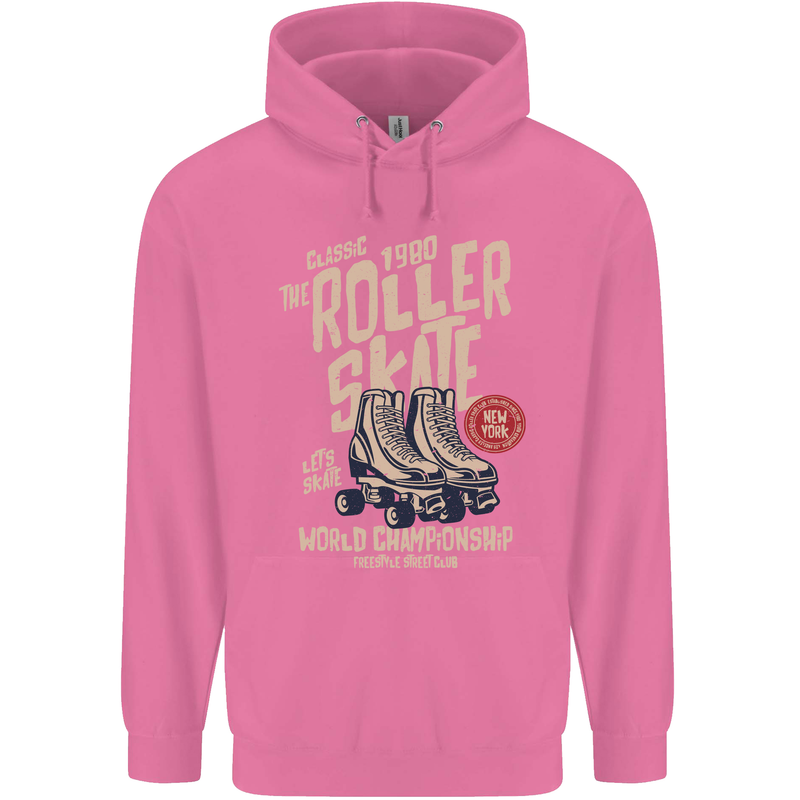 Roller Skate Retro Skating Boots Childrens Kids Hoodie Azalea