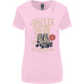 Roller Skate Retro Skating Boots Womens Wider Cut T-Shirt Light Pink