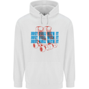 Roller Skating Just Roll With It Boots Childrens Kids Hoodie White