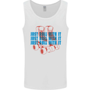 Roller Skating Just Roll With It Boots Mens Vest Tank Top White