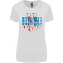 Roller Skating Just Roll With It Boots Womens Wider Cut T-Shirt White