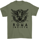 Roma Invicta Training Bodybuilding Gym Mens T-Shirt 100% Cotton Military Green