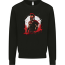 Roman Warrior Gym Training Top Bodybuilding Mens Sweatshirt Jumper Black