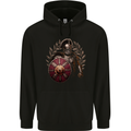 Roman Warrior Skull MMA Gym Training Childrens Kids Hoodie Black