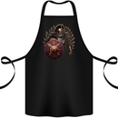 Roman Warrior Skull MMA Gym Training Cotton Apron 100% Organic Black