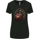 Roman Warrior Skull MMA Gym Training Womens Wider Cut T-Shirt Black